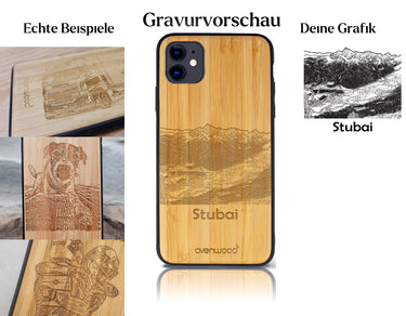 INDIVIDUELL iPhone 11 Bambus-Kunststoff